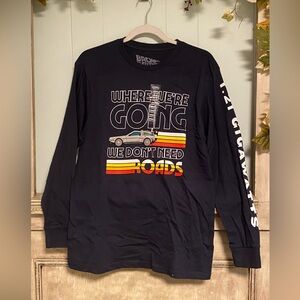 NWT Back to the Future THE MUSICAL L/S T-shirt Small